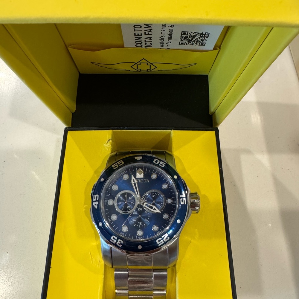 Invicta Two-Tone Silver and Gold Watch
